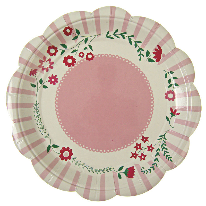 Image de  Pq 8 assiettes plates s princesse 