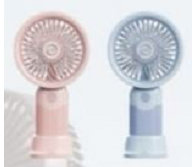 Ref. EQUVENAS08927, Ventilateur fantaisie rechargeable - Coloris Aléatoires, marque EQUINOXE CADEAUX