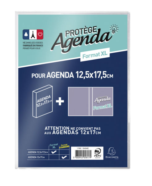 Image de  Protège agenda 12,5x17,5 
