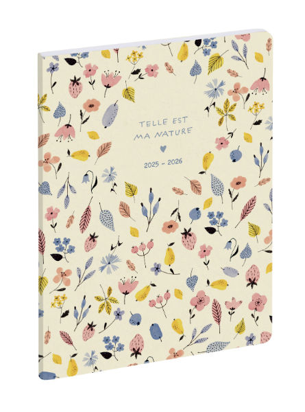 Image de  Agenda semainier poche SAD 20 Julie Adore nature 