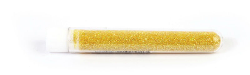 Image de  Tube 2.7g paillettes bio dore 