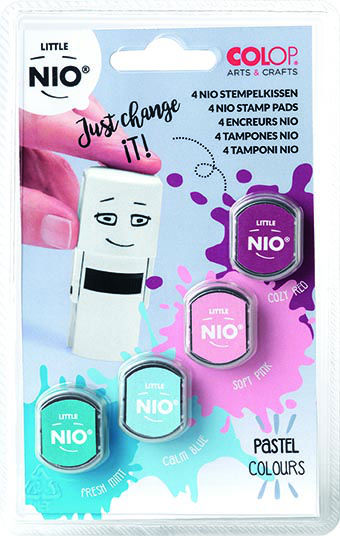 Image de  Set 4 encreurs interchangeables pastel 