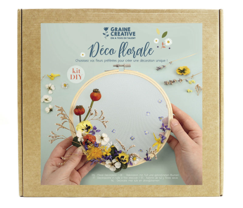 Image de  Kit deco tulle et fleurs sechées 