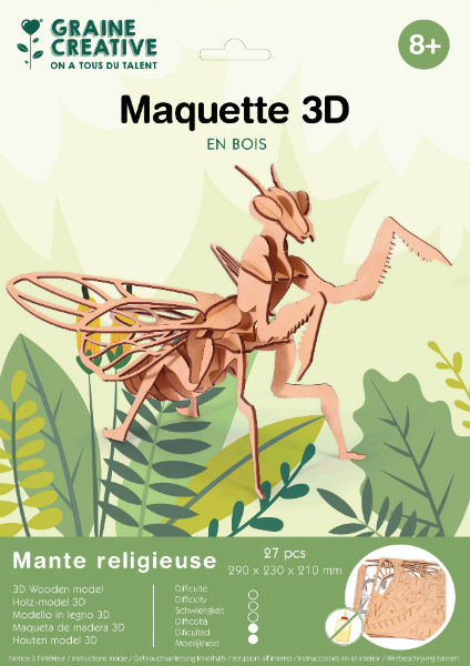 Image de  Maquette 3D mante religieuse 