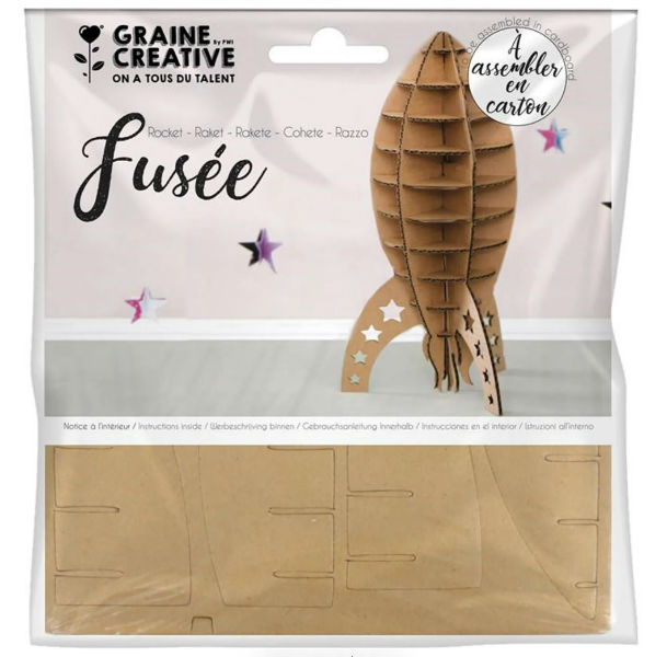 Image de  Maquette 3D carton fusée 