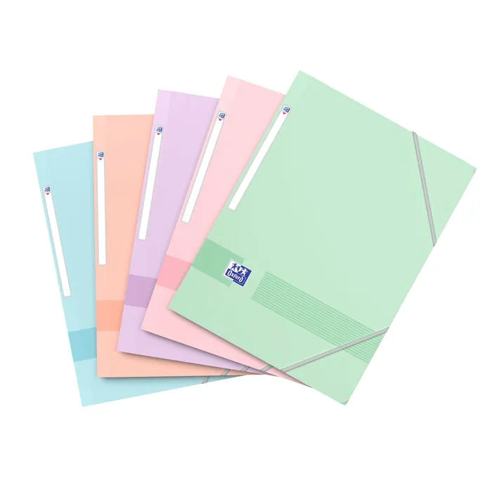Image de  Chemise A4 3 rabats élastique Color Life pastel 
