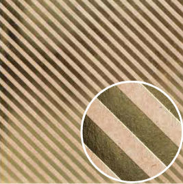 Image de  Papier 30x30 kraft dore stripe 