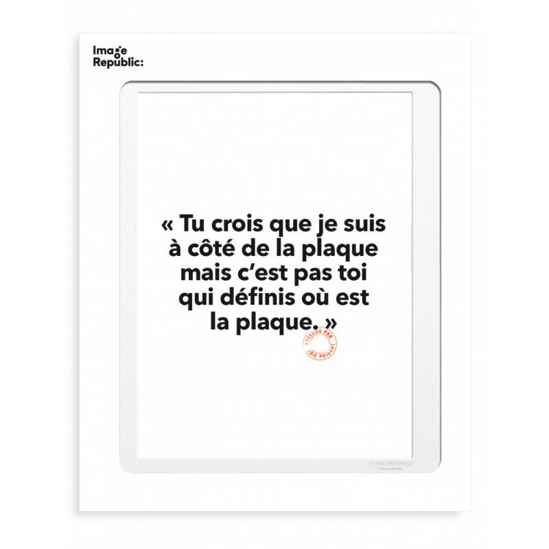 Image de  Affiche 30x40 cm loic prigent tu crois que je suis 