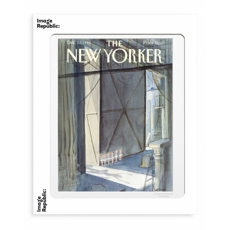 Image de  Affiche 30x40 cm sempe the new yorker scene danse 