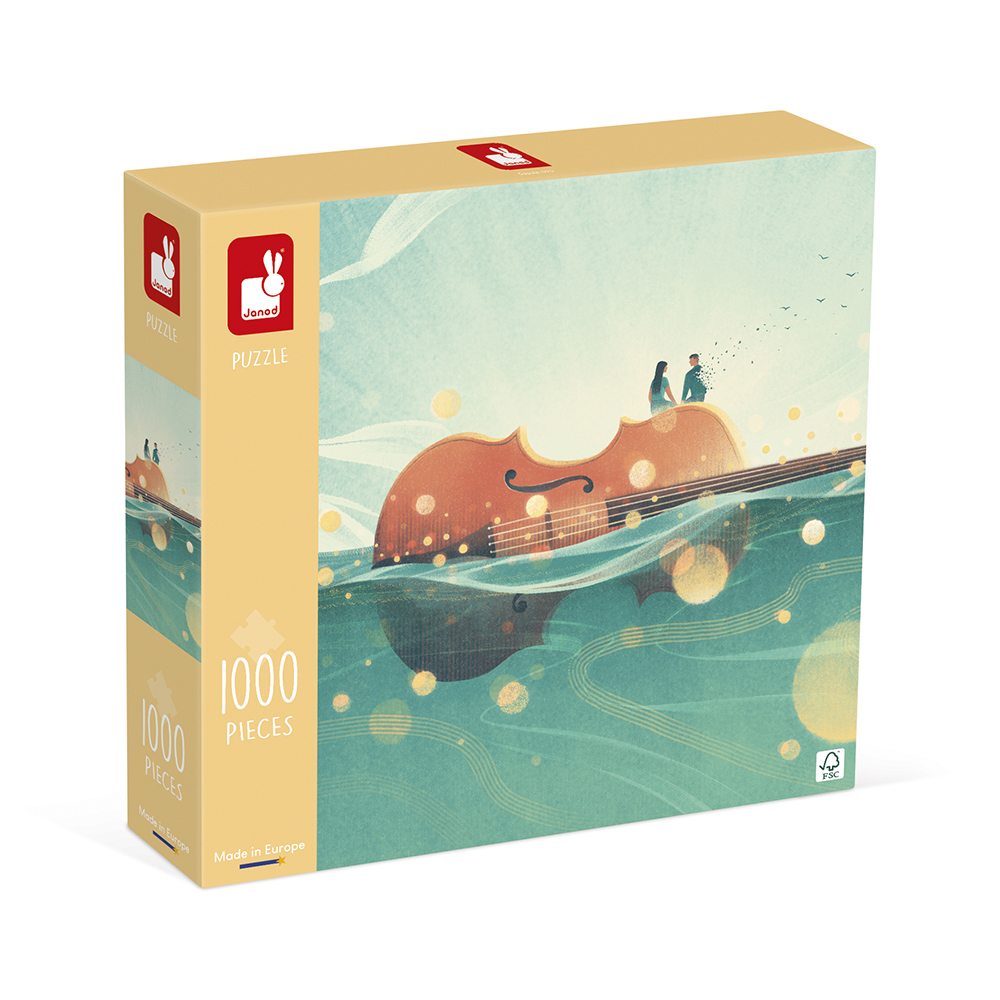 Image de  Puzzle romance en mer 1000 pièces 