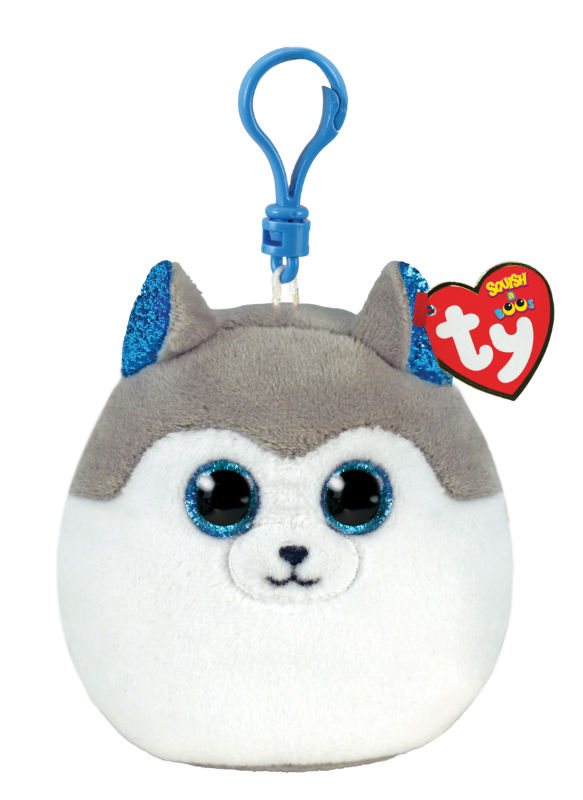 Image de  Porte clé peluche Ty Squish A Boos chien Slush 