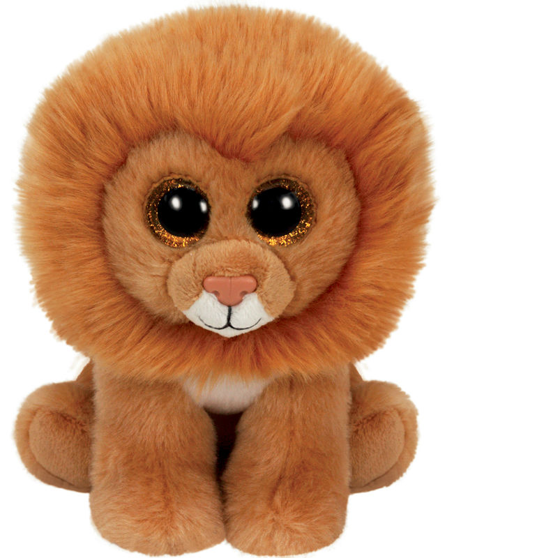 Image de  Petite peluche Ty Beanie Babies lion Louie 