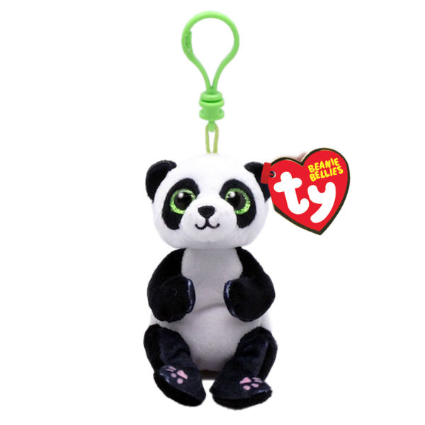Image de  Porte clé peluche Ty Beanie Bellies panda Ing 