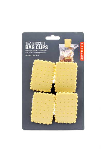 Image de  4 pinces à sac biscuit 