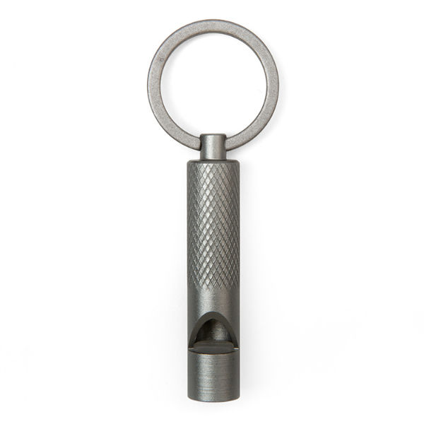 Ref. KIKKR105, Mini porte-clés sifflet, marque KIKKERLAND