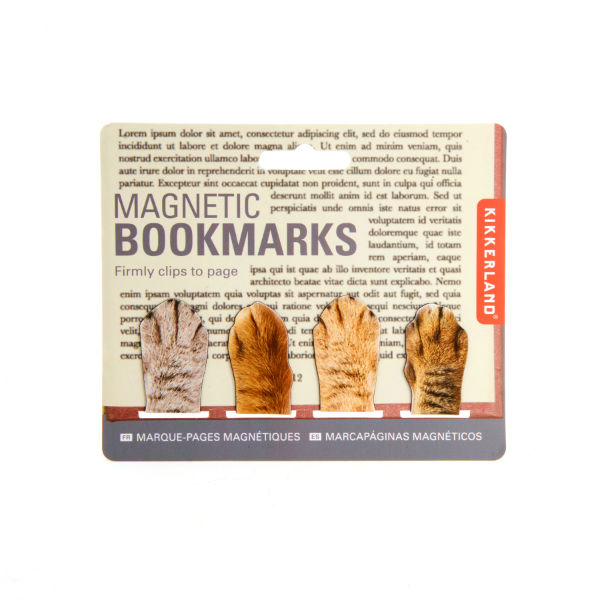 Ref. KIKST127, Marque-pages magnétiques pattes de chat, marque KIKKERLAND