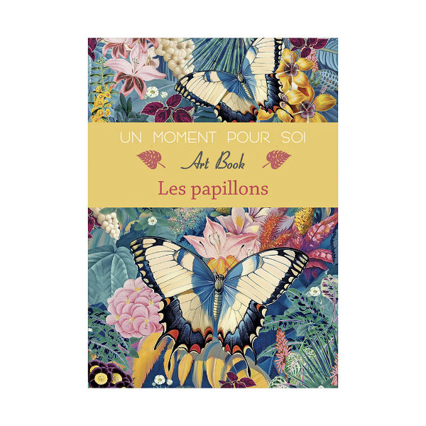 Image de  Carnet Art Book 15x21 40 pages papillons 