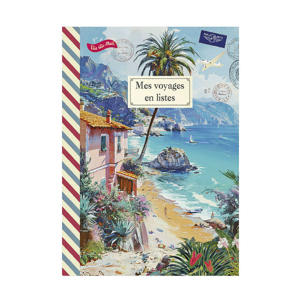 Image de  Cahier à thème 15x21 48 pages mes voyages 