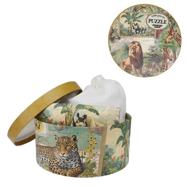 Image de  Puzzle 1000 pièces Gwenaelle Trolez 50x70 animaux 