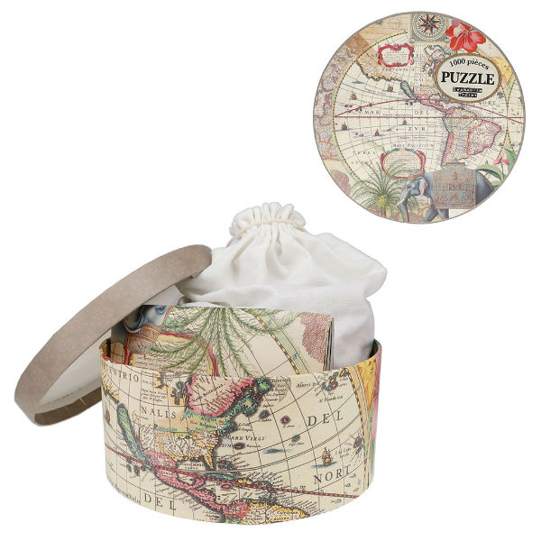 Image de  Puzzle 1000 pièces Gwenaelle Trolez 50x70 mappemonde 