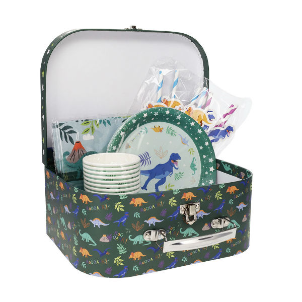 Ref. KIUVALA58F01, Valisette anniversaire Les Petits Kiub dino, marque KIUB