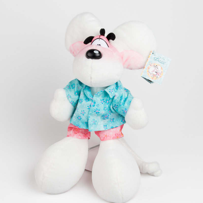 Ref. KONBE4748, Peluche Diddl tenue summer 30cm, marque DIDDL