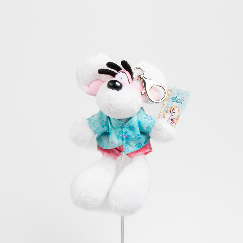 Ref. KONBE4750, Porte-clés peluche Diddl tenue summer 15cm, marque DIDDL