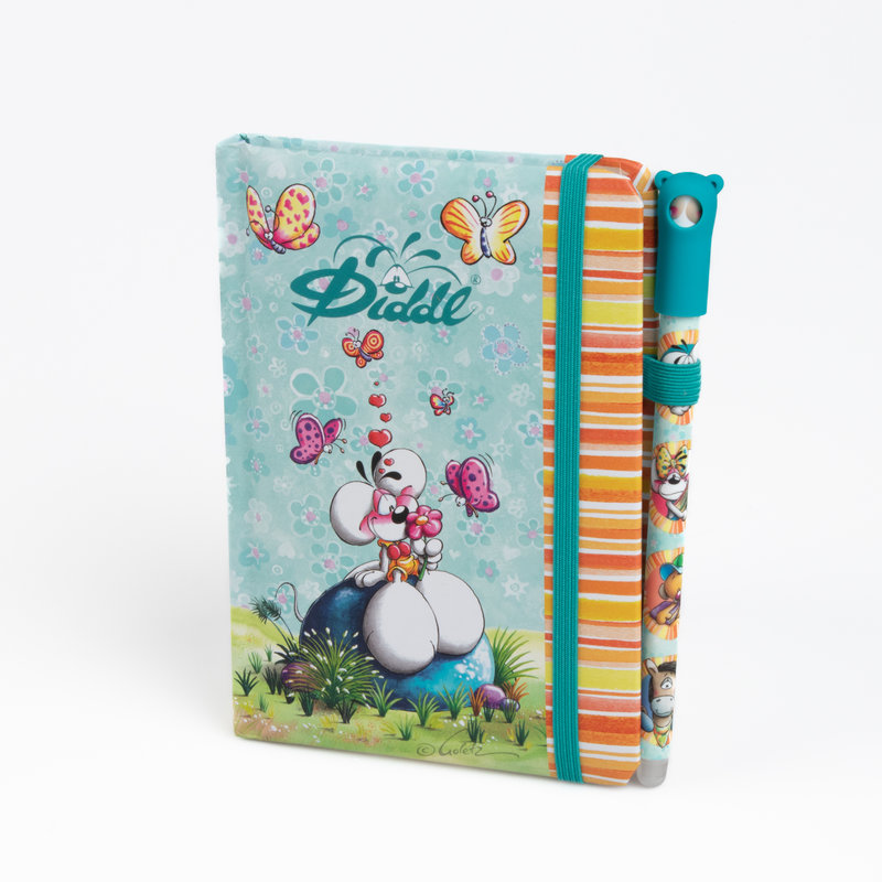 Ref. KONDID10026, Carnet A6 + stylo Diddl, marque DIDDL