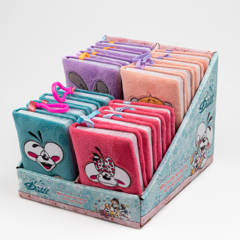 Ref. KONDID10033, Mini carnet A7 peluche Diddl, marque DIDDL
