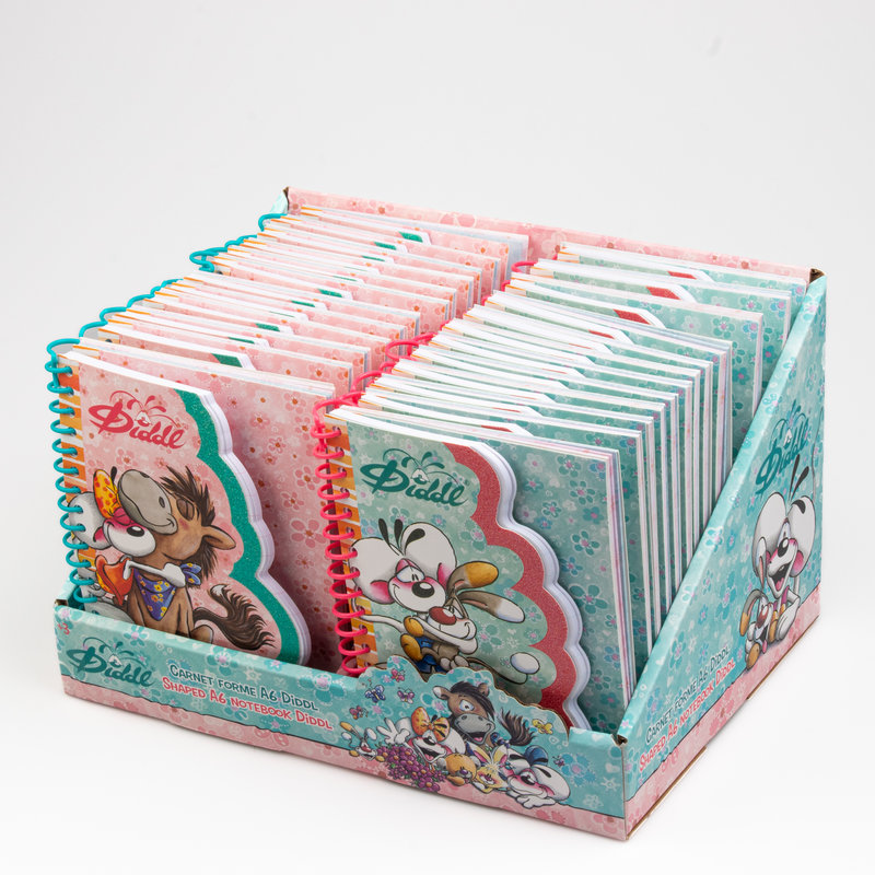 Ref. KONDID10042, Carnet spirale A6 Diddl, marque DIDDL