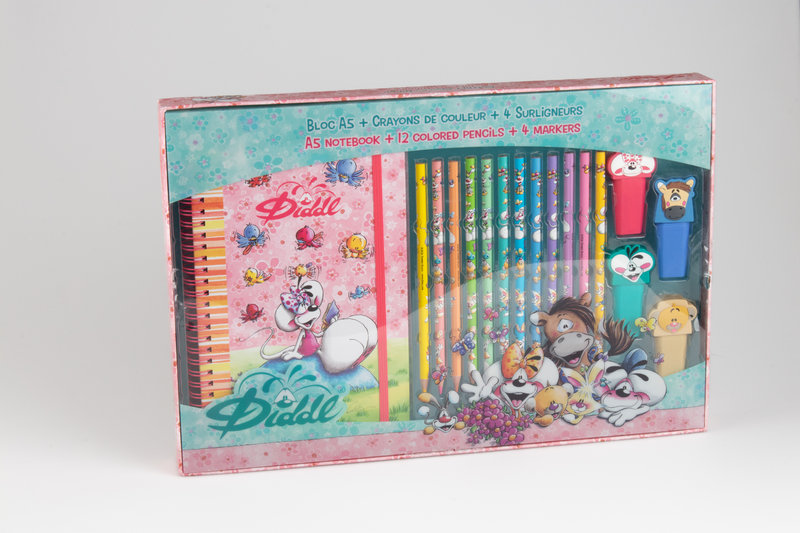 Ref. KONDID20003, Coffret cadeau dessin Diddl, marque DIDDL