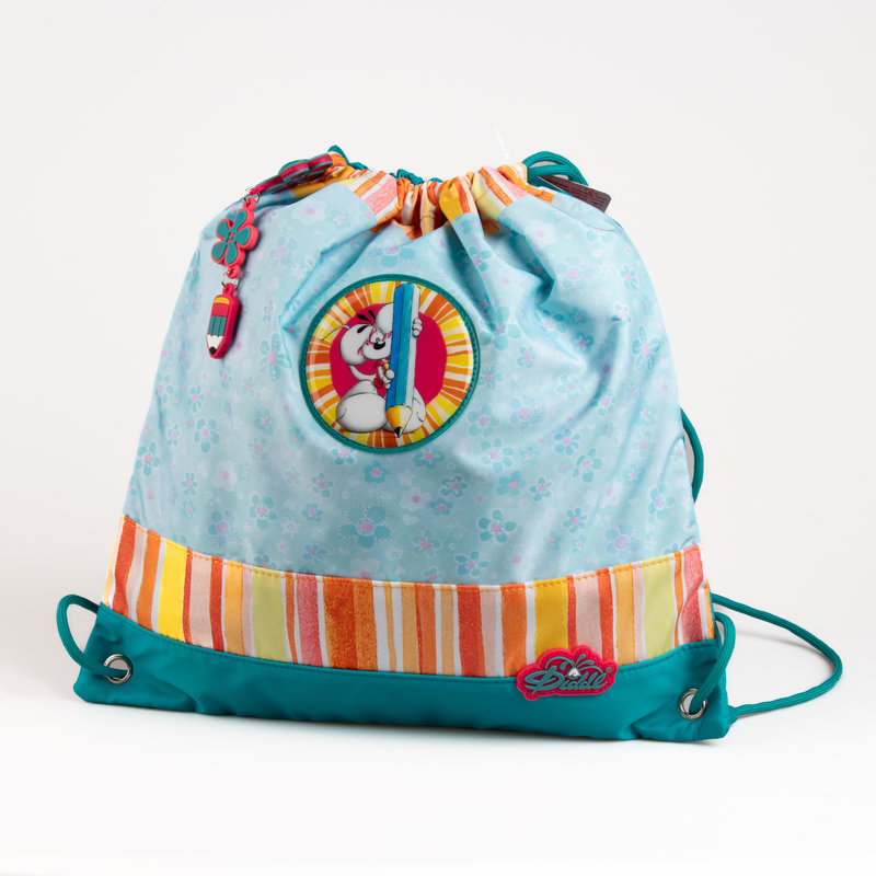 Ref. KONDID40008, Sac bleu de gym Diddl, marque DIDDL
