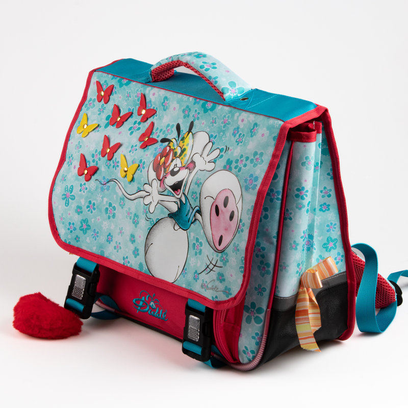 Ref. KONDID573919, Cartable 38cm bleu Diddl, marque DIDDL