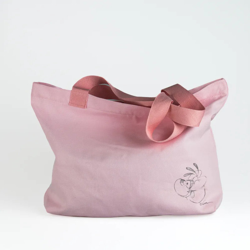 Ref. KONYB100133, Totebag Diddl rose rêverie, marque DIDDL