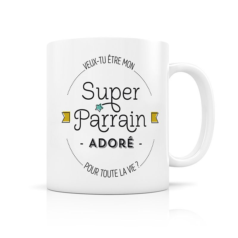 Image de  Mug porcelaine parrain adorÉ 