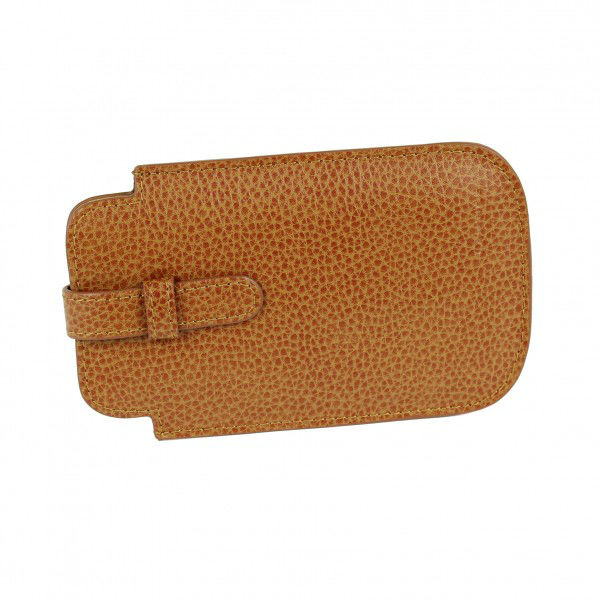 Image de  Etui smartphone cuir camel 
