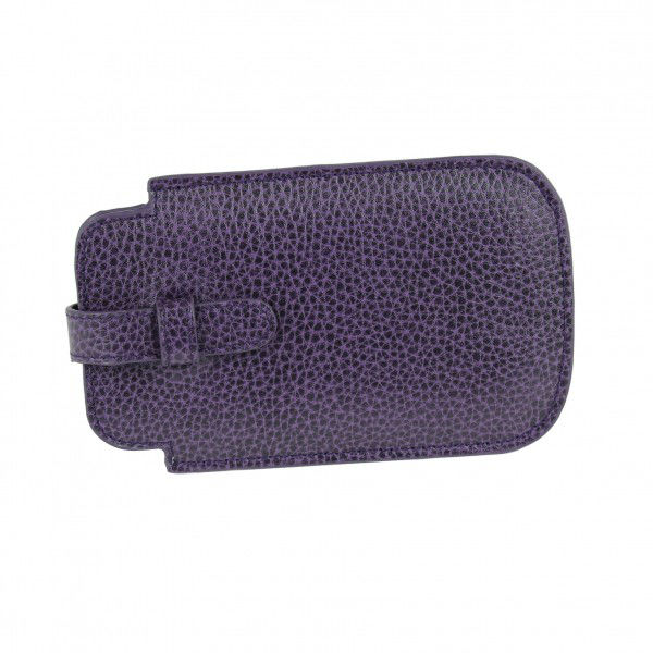Image de  Etui smartphone cuir violet 