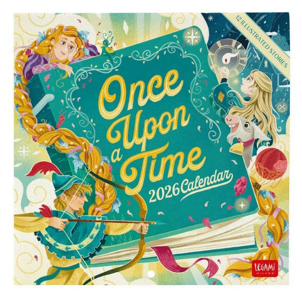 Image de  Calendrier 2026 - Amateur de livres - il était une fois 18x18 cm 