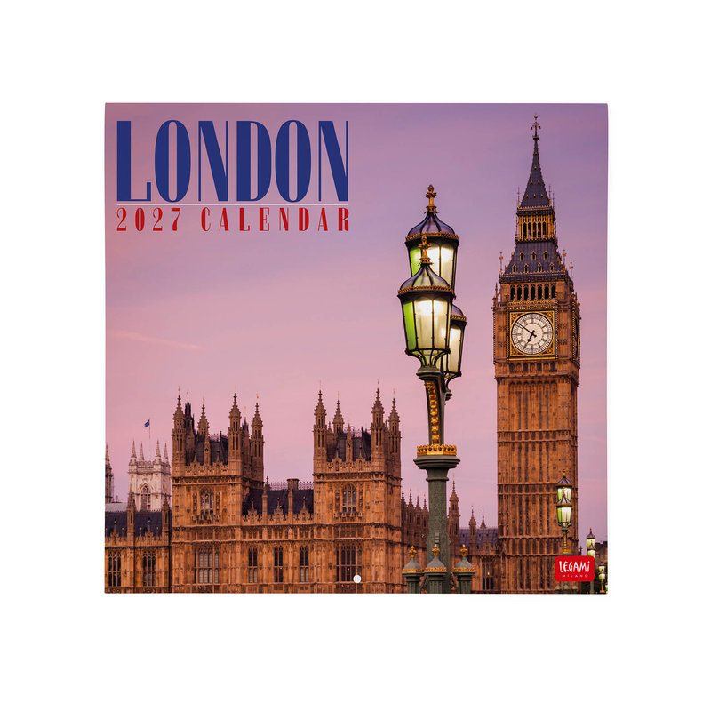 Ref. LEGCAL270018, Calendrier 2027 - Villes - Londres - 30x29 cm, marque LEGAMI