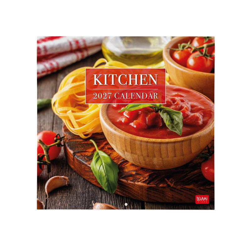 Ref. LEGCAL270021, Calendrier 2027 - Food & Drink - cuisine - 30x29 cm, marque LEGAMI