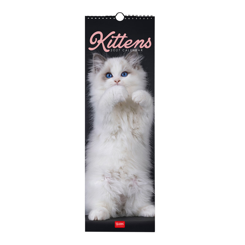 Ref. LEGCAL270053, Calendrier 2027 - Chats - chatons - 16x49 cm, marque LEGAMI