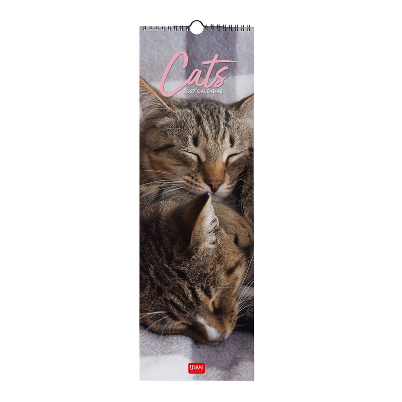 Ref. LEGCAL270054, Calendrier 2027 - Chats - Chats - 16x49 cm, marque LEGAMI