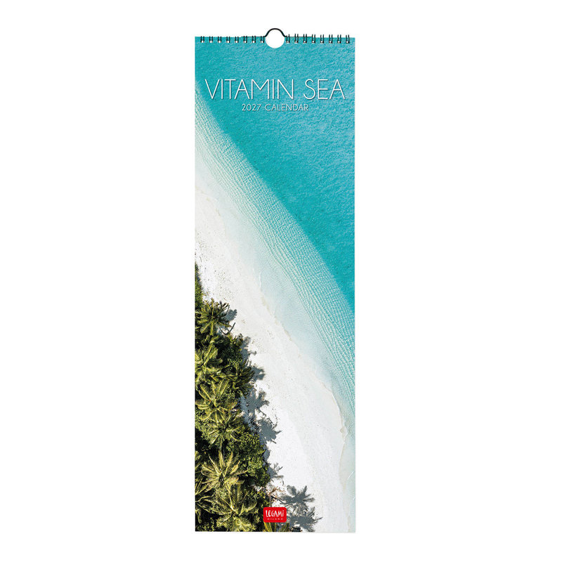 Ref. LEGCAL270060, Calendrier 2027 - Paysages - mer - 16x49 cm, marque LEGAMI