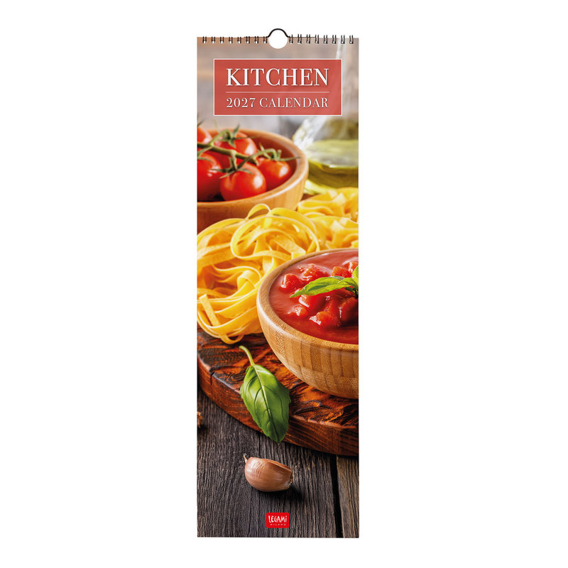 Ref. LEGCAL270063, Calendrier 2027 - Food & Drink - cuisine - 16x49 cm, marque LEGAMI