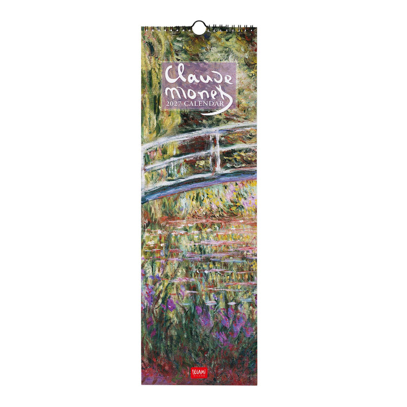Ref. LEGCAL270065, Calendrier 2027 - Art - Claude Monet - 16x49 cm, marque LEGAMI