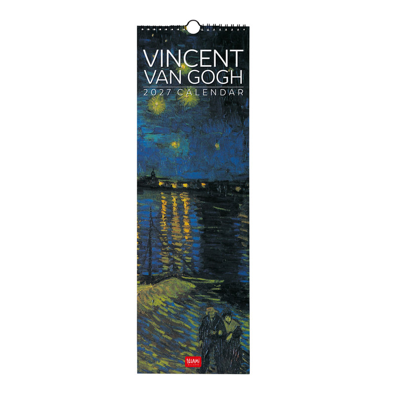 Ref. LEGCAL270066, Calendrier 2027 - Art - Vincent Van Gogh - 16x49 cm, marque LEGAMI