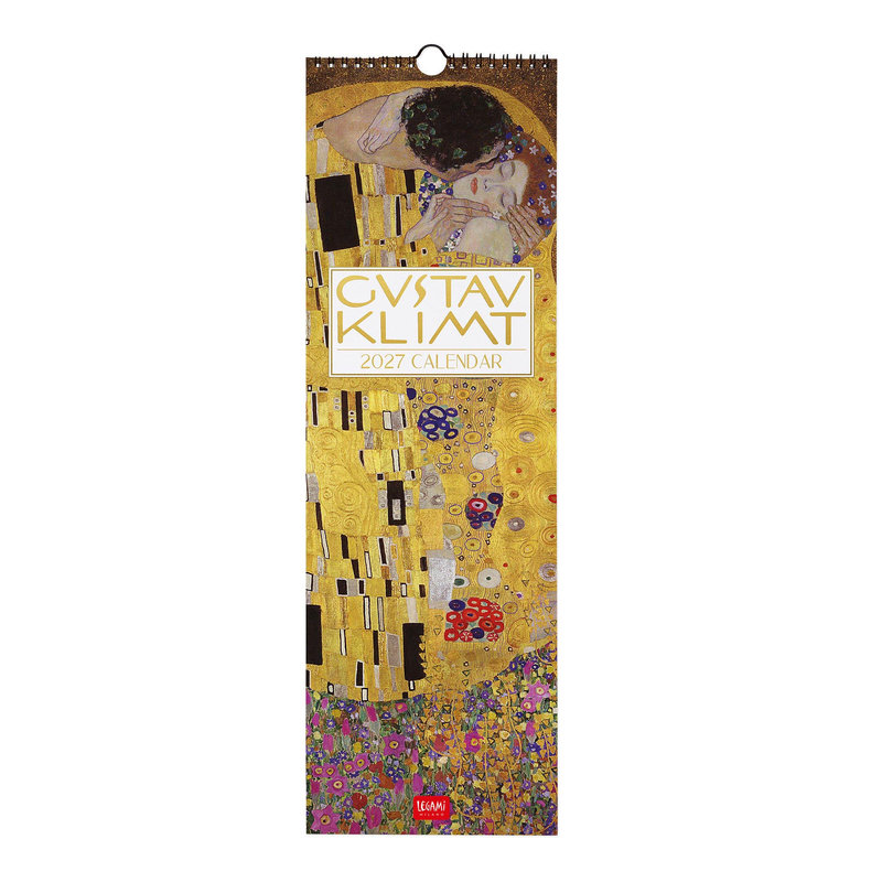 Ref. LEGCAL270067, Calendrier 2027 - Art - Gustav Klimt - 16x49 cm, marque LEGAMI