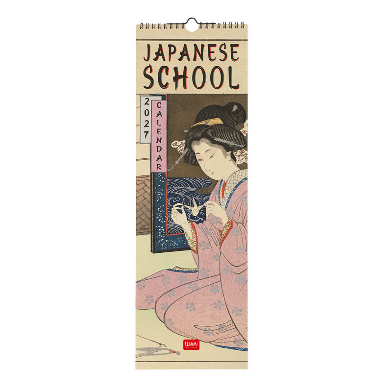 Ref. LEGCAL270068, Calendrier 2027 - Art - école japonaise - 16x49 cm, marque LEGAMI