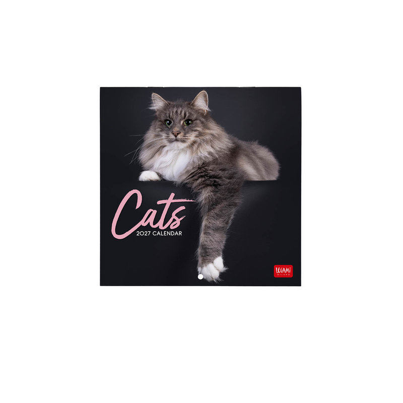 Ref. LEGCAL270085, Calendrier 2027 - Chats - Chats - 18x18 cm, marque LEGAMI