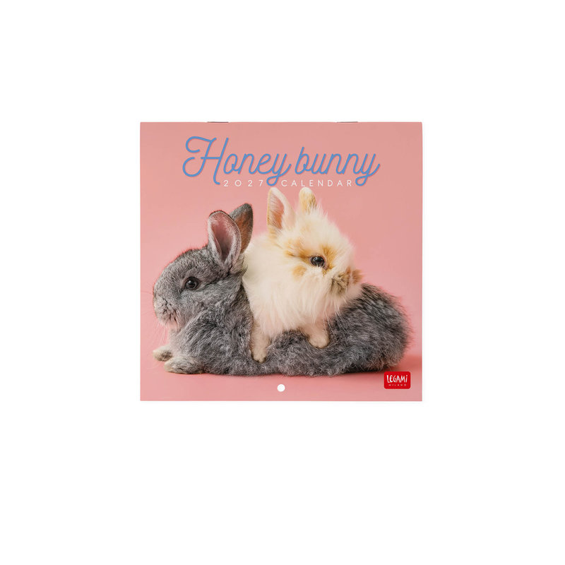 Ref. LEGCAL270089, Calendrier 2027 - Animaux - lapin - 18x18 cm, marque LEGAMI